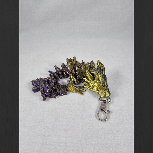 Articulated Lunar Dragon - Keychain