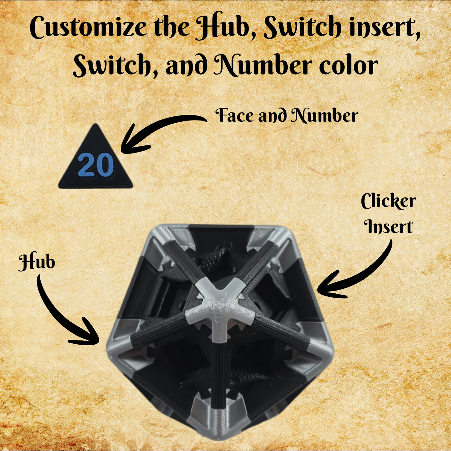 Custom Clicky D20