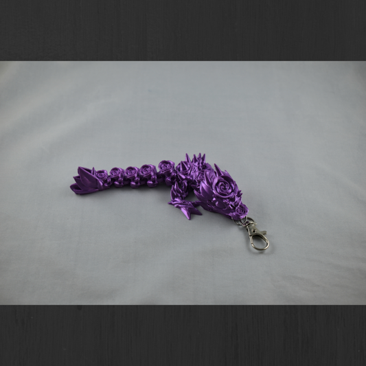 Articulated Rose Dragon -Keychain