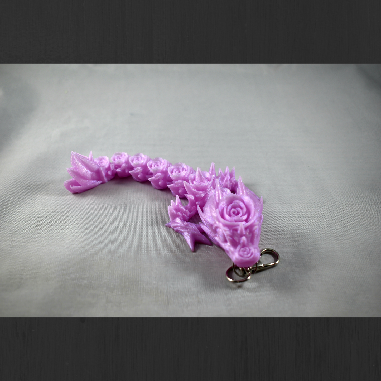 Articulated Rose Dragon -Keychain