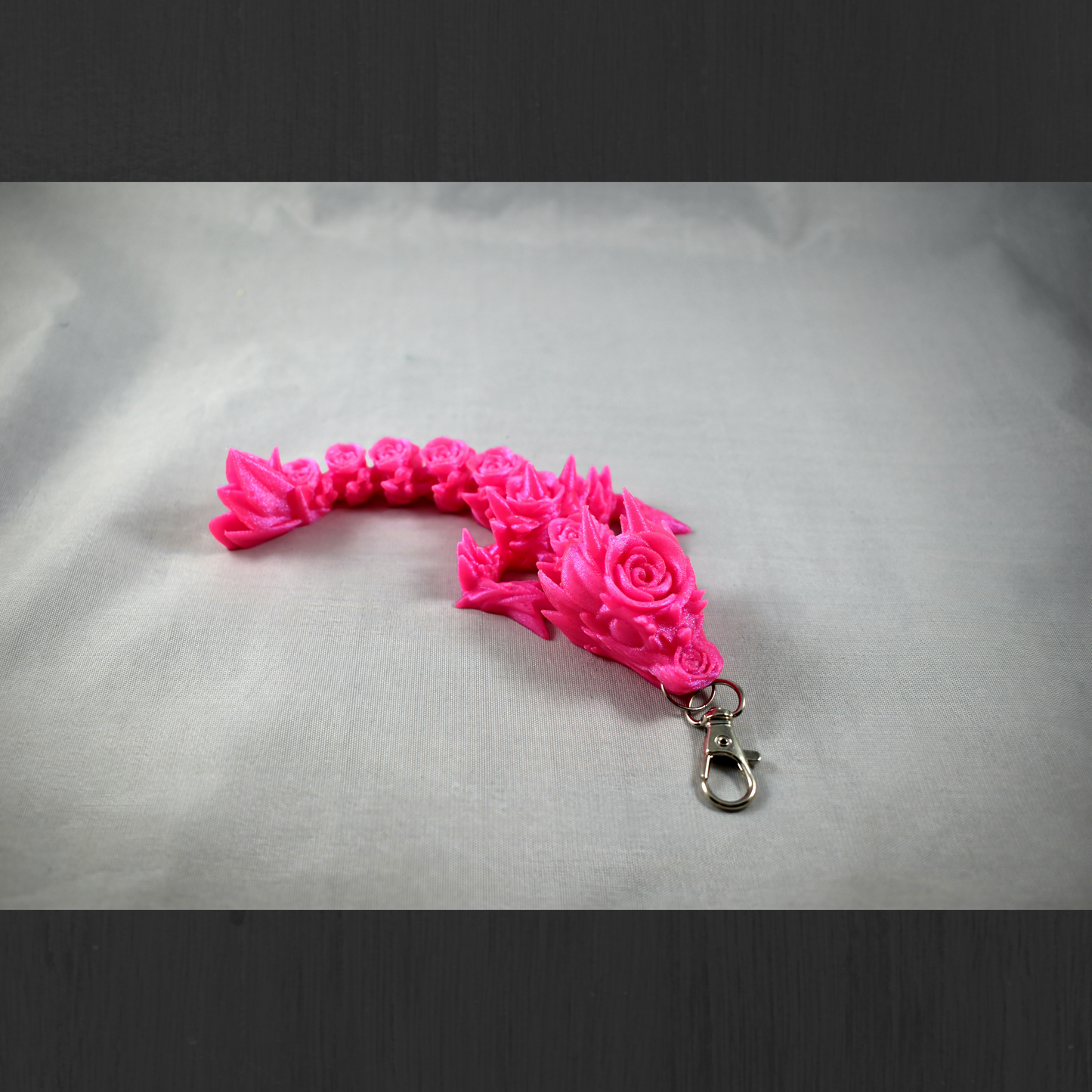 Articulated Rose Dragon -Keychain