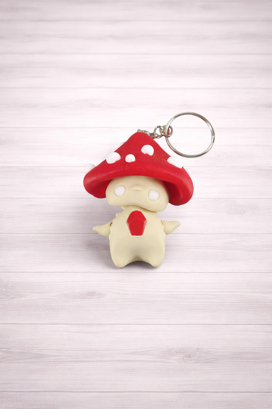 Mushroom Pixie Keychain